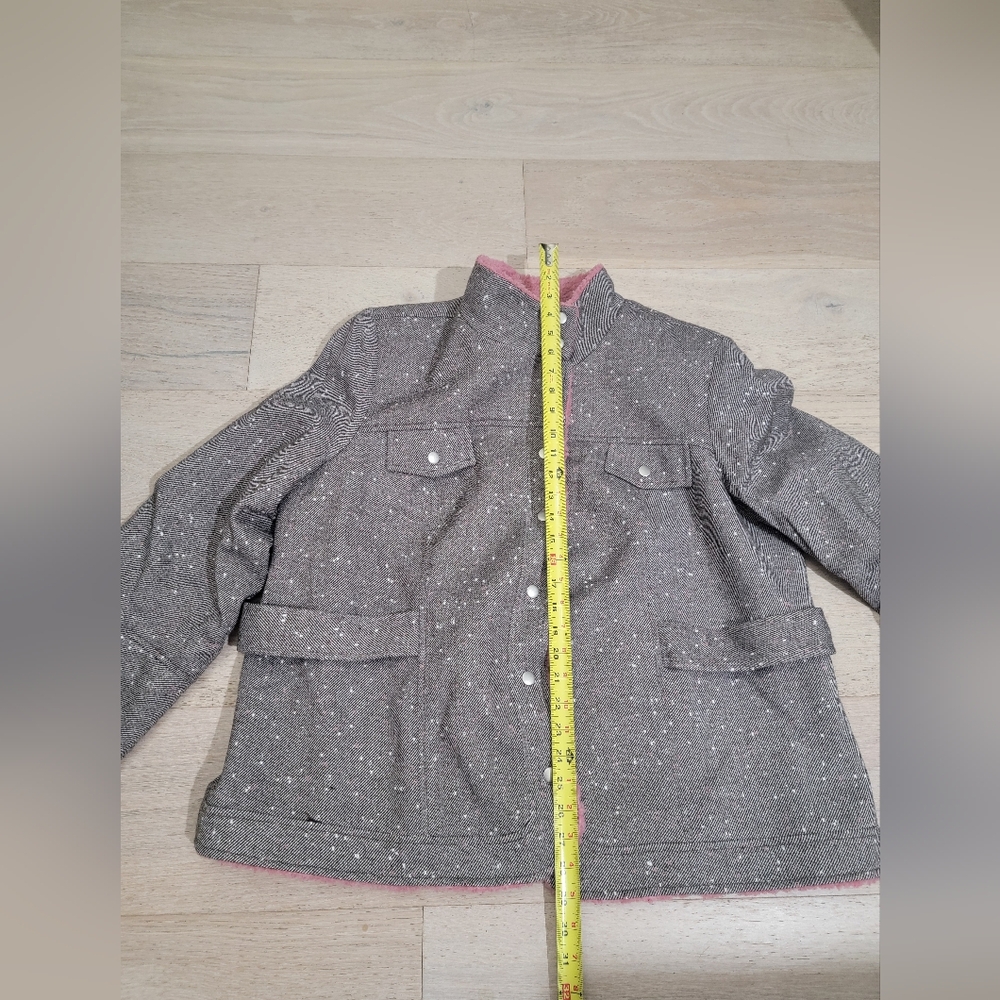 Women's Pink and Brown Jacket - Picture 6 of 11